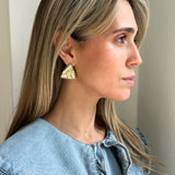 Sil Triangular Earrings