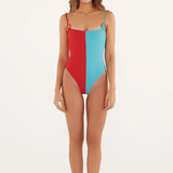 Aqua One Piece Swimsuit